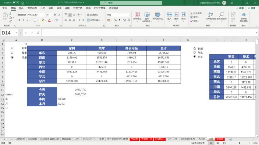 数据分析课程：Excel数据分析与可视化模块 网盘分享(11.52G)