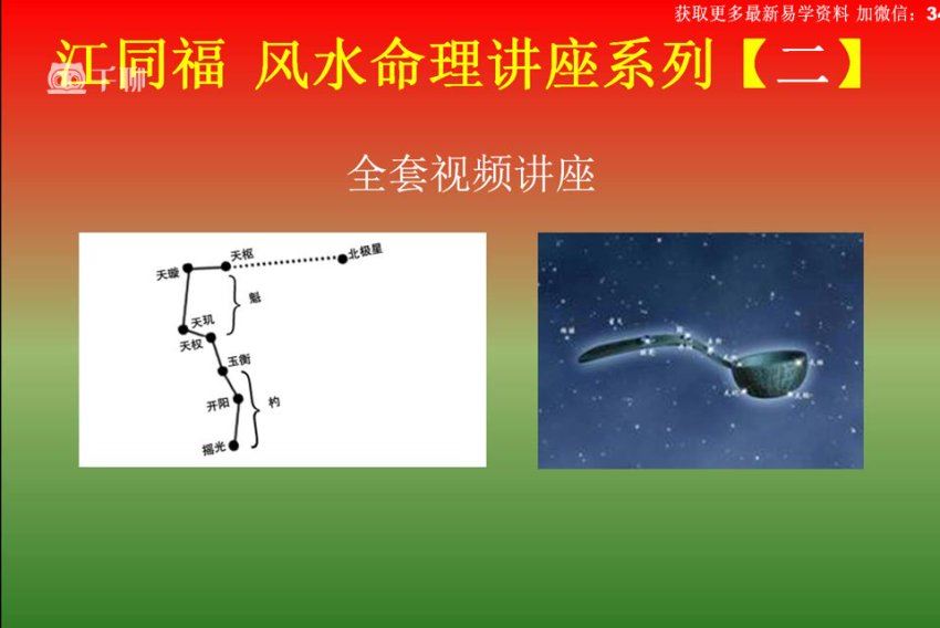 《江同福风水高级课程》32集 网盘分享(904.41M)