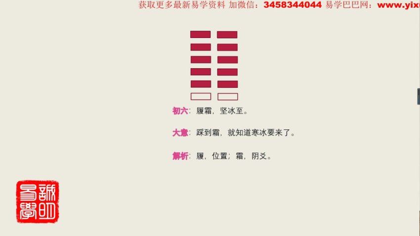 诚明易学文人小哥六十四卦详解高清电子版500页+视频65集 网盘分享(2.83G)