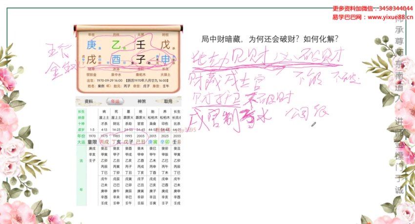 金镖门于诚老师详解命局中劫财见财化解 网盘分享(342.15M)
