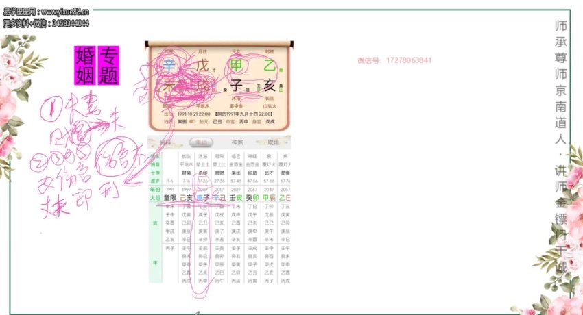 【金镖门体系】京南道人徒弟于诚老师专论婚姻+结婚流年+离婚流年（读取婚姻家长里短） 网盘分享(320.98M)